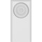 Ekena Millwork Standard Foster Bullseye Plinth Block With Rounded Edge, 2 1/2"W x 5"H x 3/4"P PBP025X050X075FOS04 - alternate 2